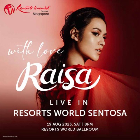 Beloved diva Raisa sends love to fans through her upcoming solo concert titled “With Love Raisa”, Live in Resorts World Sentosa