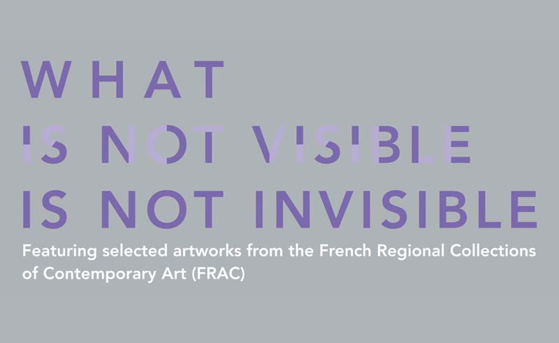 7 20161017 what is not visible is not invisible featuring selected artworks from the french regional collections of contemporary art frac tn