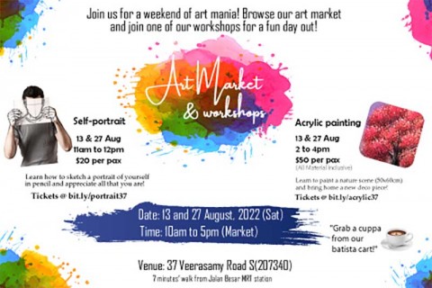 Art Market & workshops at Jalan Besar