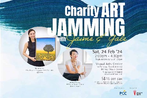 PCC Charity Art Jamming with Jamie & Gale