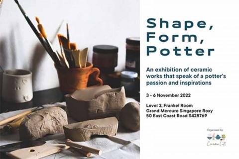 Shape, Form, Potter Exhibition by Ceramic Loft 