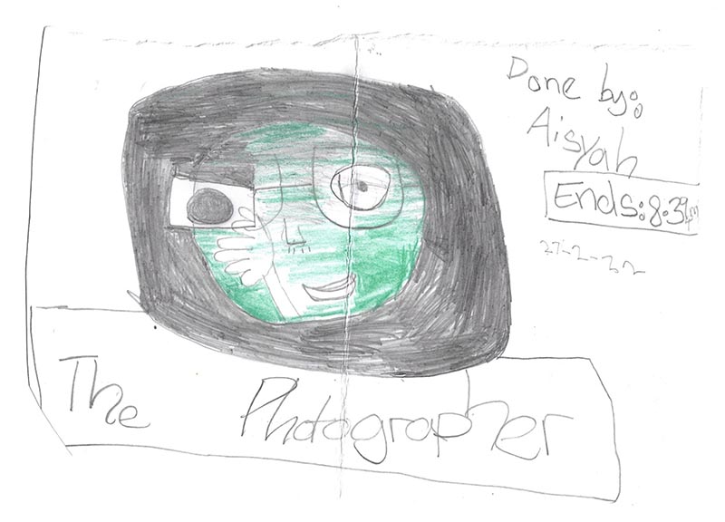 drawing by aisyah